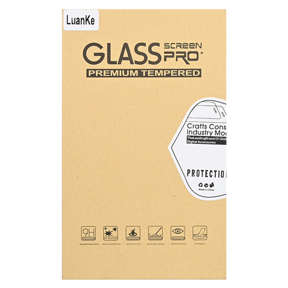 LUANKE For Xiaomi Redmi Note 11 Pro 4G (MediaTek)/Note 11 Pro 5G (Qualcomm)/Note 11E Pro 5G 2.5D Arc Edges Full Screen Full Glue Anti-stain Silk Printing Screen Protector 9H Clear Tempered Glass Film-7