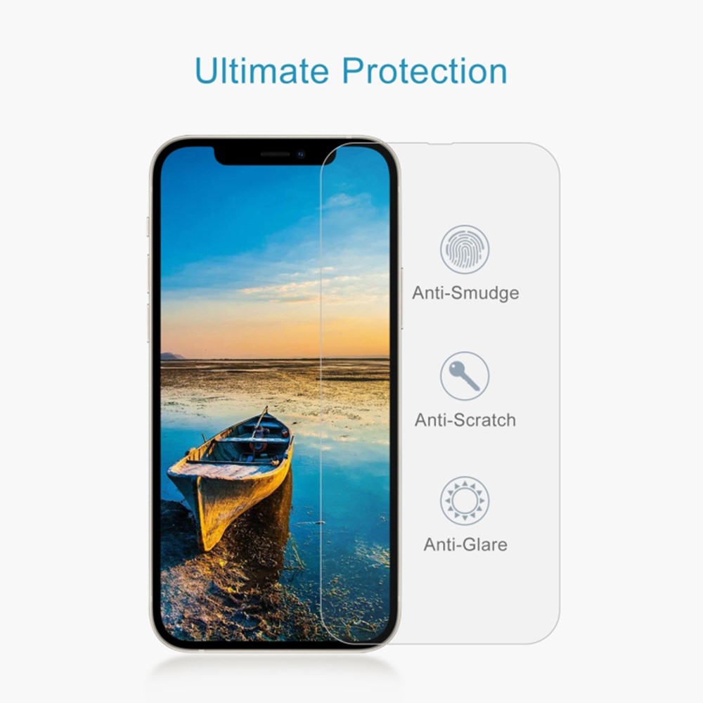 LUANKE For iPhone 13/13 Pro 6.1 inch 2.5D Anti-stain Full Glue High Transparency Tempered Glass Screen Protector Clear 9H Hardness Film-4