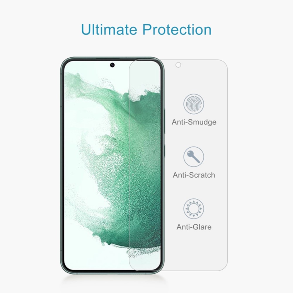 LUANKE For Samsung Galaxy S22+ 5G Screen Protector Full Glue 2.5D High Definition 9H Anti-Scratch Sensitive Tempered Glass Film-4