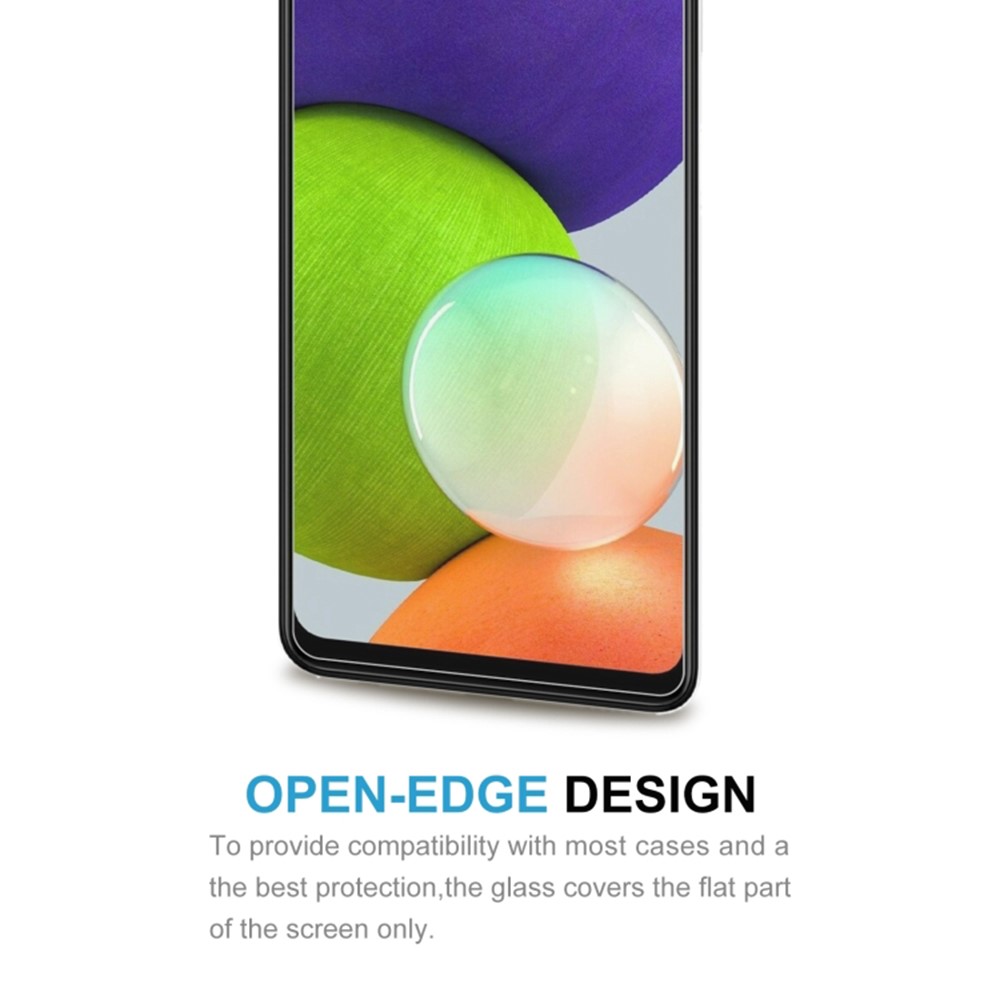 LUANKE For Samsung Galaxy A22 4G (EU Version) 2.5D Edge Screen Protector Clear Full Glue 9H Hardness Anti-Scratch Clear Tempered Glass Film-5
