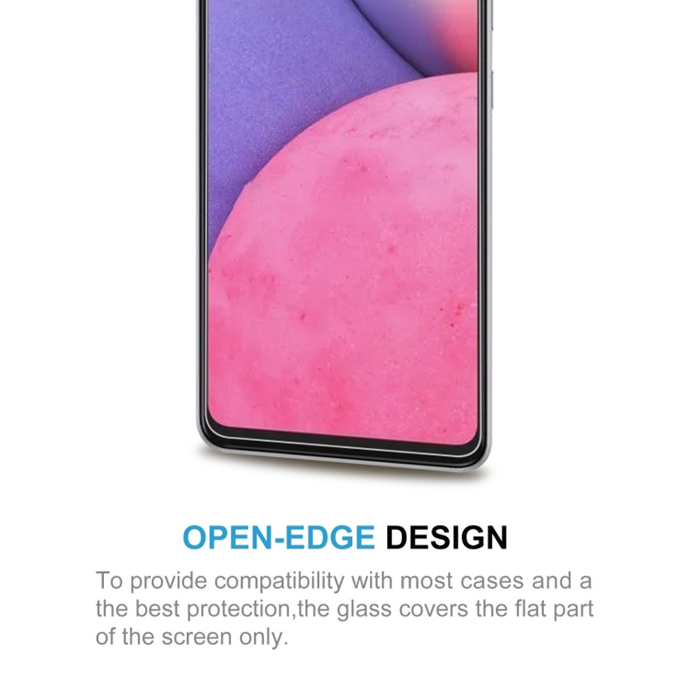 LUANKE For Samsung Galaxy A33 5G Full Glue Screen Protector Clear High Definition Anti-fingerprint 2.5D 9H Hardness Tempered Glass Film-5