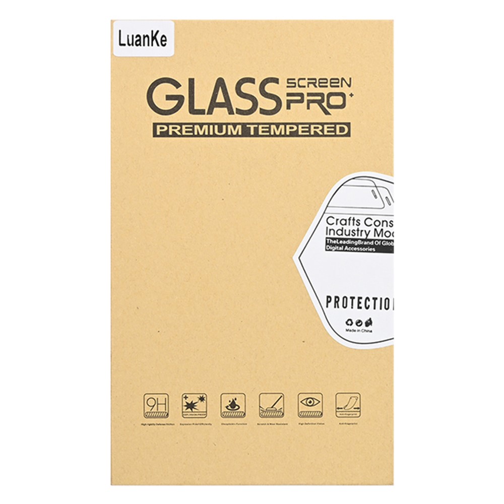 LUANKE For Samsung Galaxy A33 5G Full Glue Screen Protector Clear High Definition Anti-fingerprint 2.5D 9H Hardness Tempered Glass Film-8