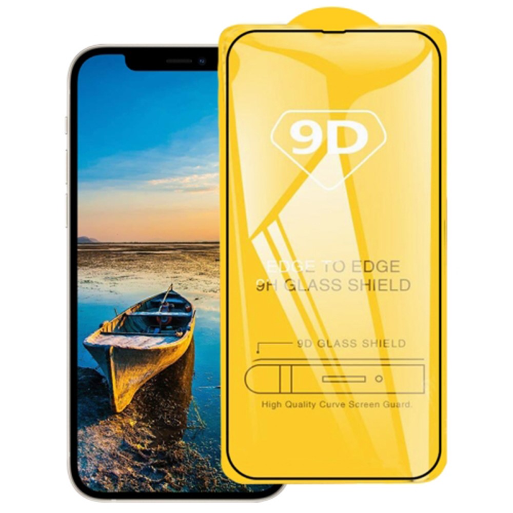 LUANKE For iPhone 13/3 Pro 6.1 inch Silk Printing Screen Protector Full Cover Full Glue 2.5D Arc Edges 9H Anti-Scratch Clear Tempered Glass Film-3