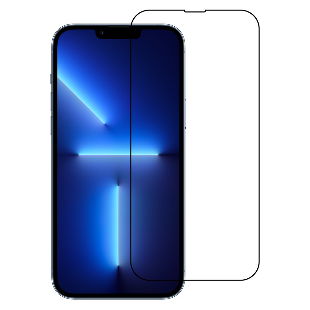 LUANKE For iPhone 13 mini 5.4 inch Full Glue Silk Printing Tempered Glass Ultra Clear Film Shatter-proof Full Screen Protector-1