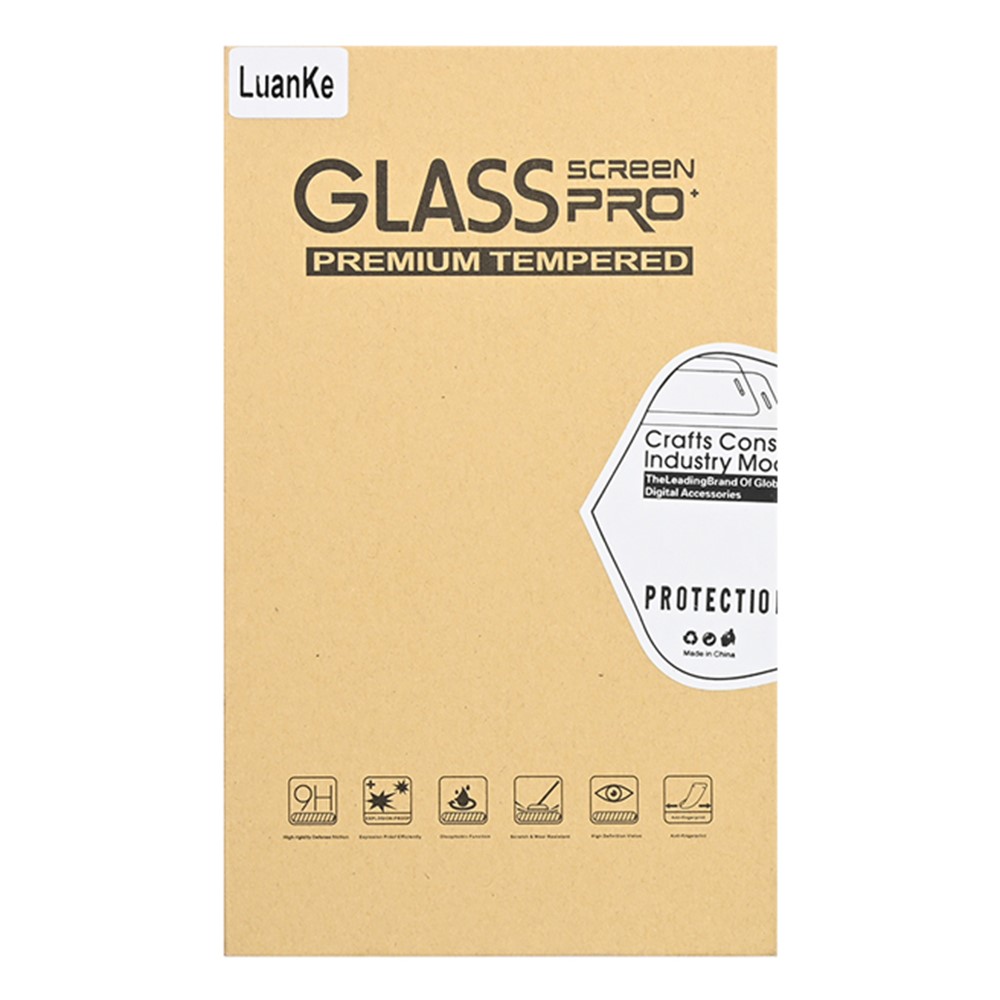LUANKE For iPhone 13 Pro Max 6.7 inch Full Covering Tempered Glass Full Glue Silk Printing Film Shatter-proof Screen Protector-7