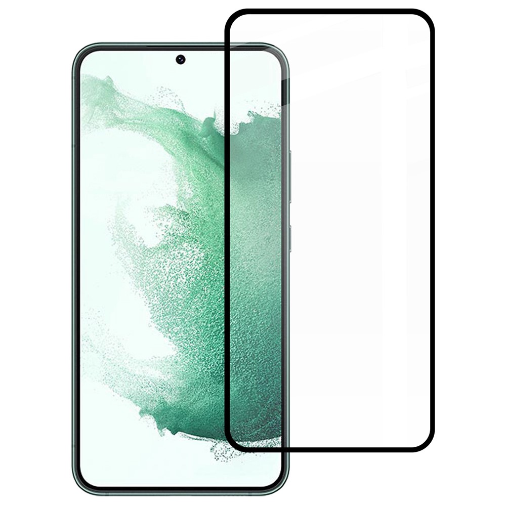 LUANKE For Samsung Galaxy S22+ 5G Silk Printing Full Glue Tempered Glass Fim Anti-explosion Full Screen Protector-1