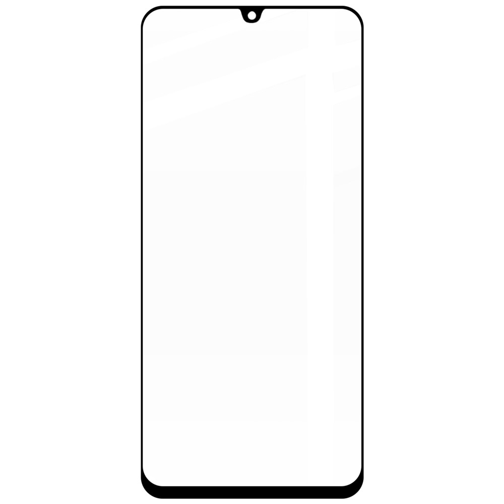 LUANKE For Samsung Galaxy M32 (Global Version) 4G Full Glue Silk Printing Tempered Glass Film Fingerprint-free Full Screen Protector-2