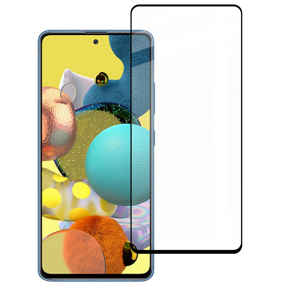 LUANKE Silk Printing Tempered Glass Film for Samsung Galaxy A53 5G, Ultra Clear Full Glue Full Screen Protector-1