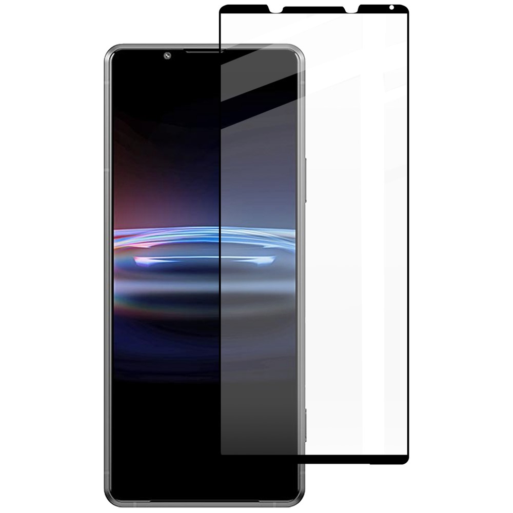 LUANKE Silk Printing Tempered Glass Film for Sony Xperia Pro-I, Full Coverage Anti-explosion Full Glue Screen Protector-1