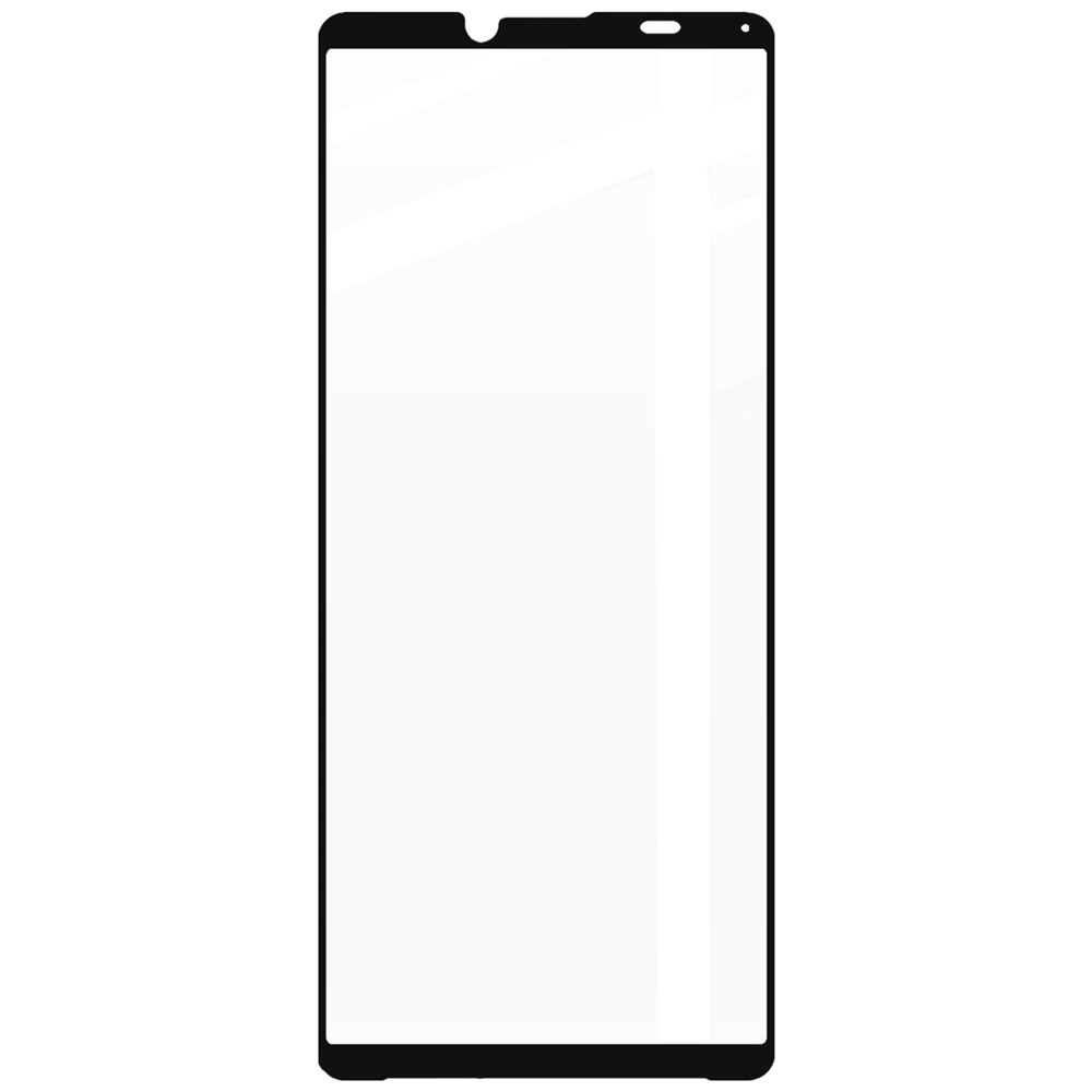 LUANKE Anti-explosion Tempered Glass Film for Sony Xperia 10 IV 5G, Full Coverage Silk Printing Full Glue Screen Protector-2
