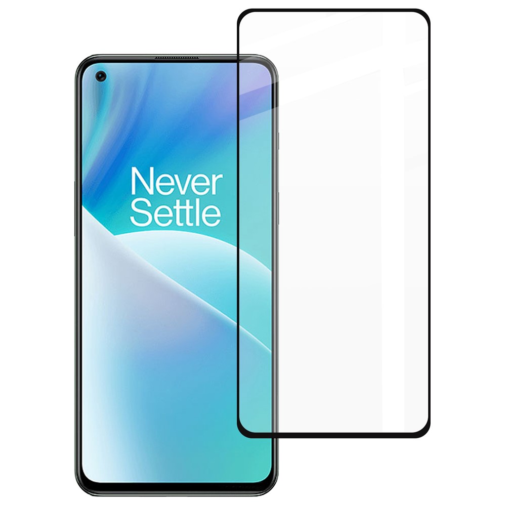 LUANKE For OnePlus Nord 2T 5G/Nord 2 5G 9H Hardness HD Clear Tempered Glass Film Silk Printing Full Glue Full Screen Protector-1