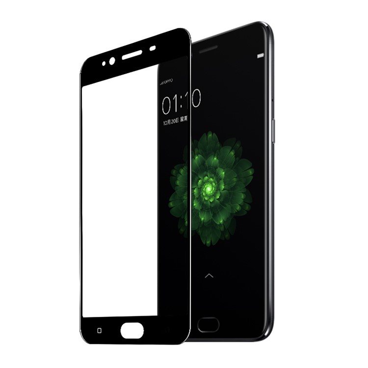 BENKS Magic XR for Oppo R9s Nano Full Screen Protector Anti-explosion 3D Curved - Black-3