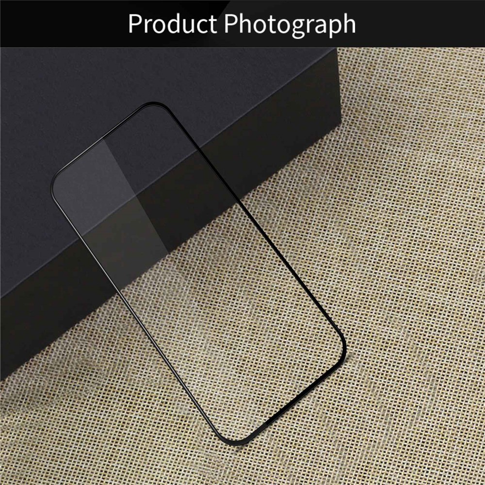 MOFI JK 3D Tempered Glass Film-1 for iPhone 14 Pro 6.1 inch Anti-oil Full Glue Curved Full Covering HD Clear Screen Protector Film-10