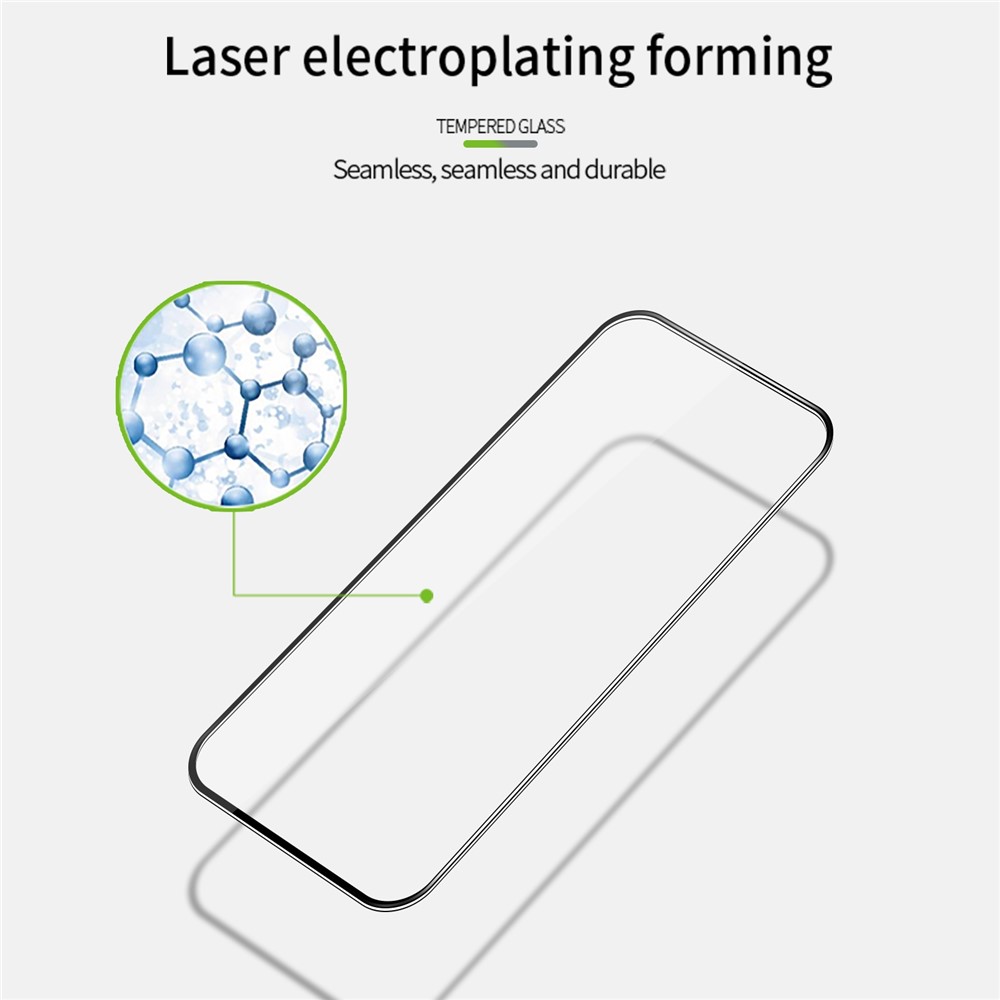 MOFI JK 3D Tempered Glass Film-1 for iPhone 14 Pro 6.1 inch Anti-oil Full Glue Curved Full Covering HD Clear Screen Protector Film-7