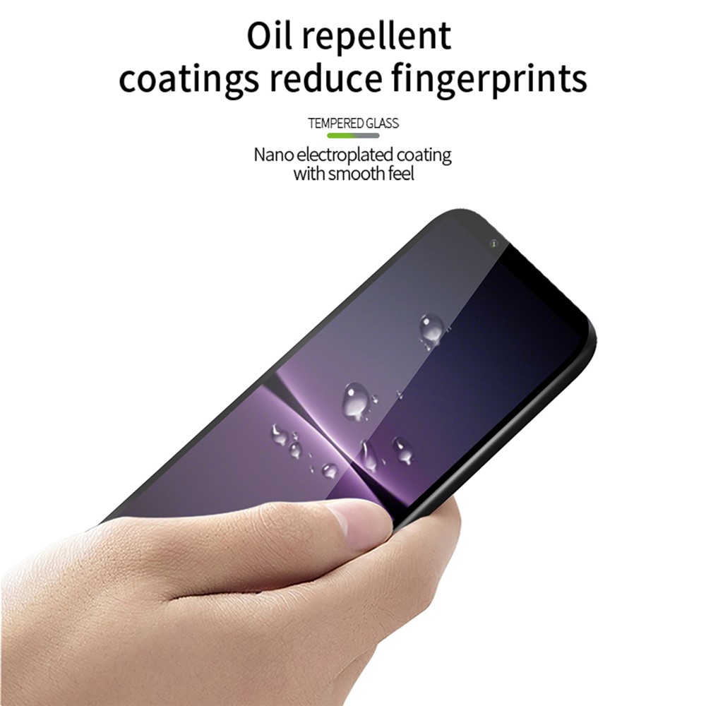 PINWUYO JK Tempered Glass Film Series-2 for Sony Xperia 1 IV 5G HD Tempered Glass Film Full Glue Anti-wear 9H Full Screen Explosion-proof Protector-8