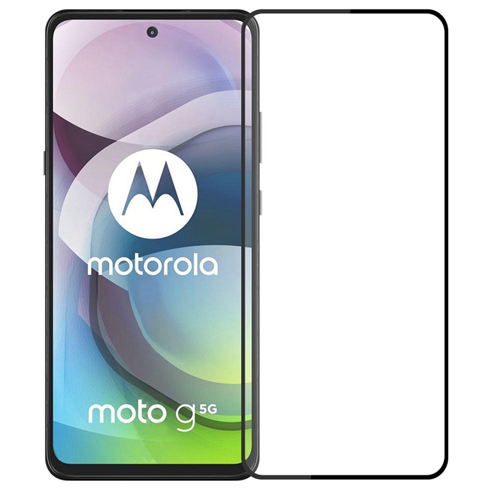 PINWUYO JK Tempered Glass Film Series-2 for Motorola Moto E32 9H Hardness Full Glue HD Clear Full Screen Protector-1
