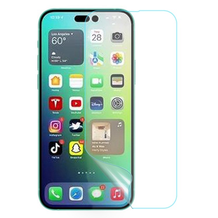Anti-blue-ray Full Screen Protector for iPhone 14 Pro Max 6.7 inch, Explosion-proof Soft PET Screen Film-1
