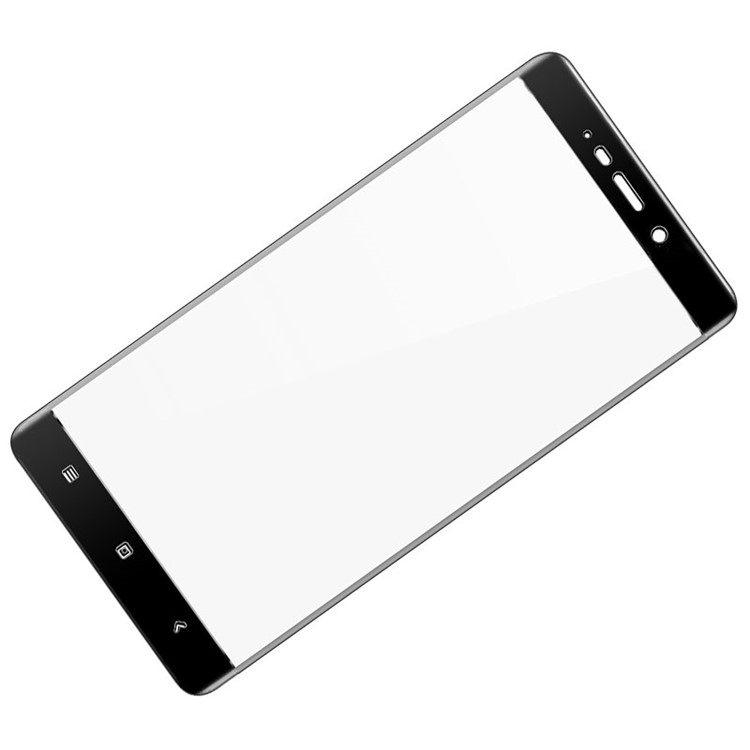 IMAK Mobile Tempered Glass Screen Guard Full Coverage for Xiaomi Redmi 4 - Black-3