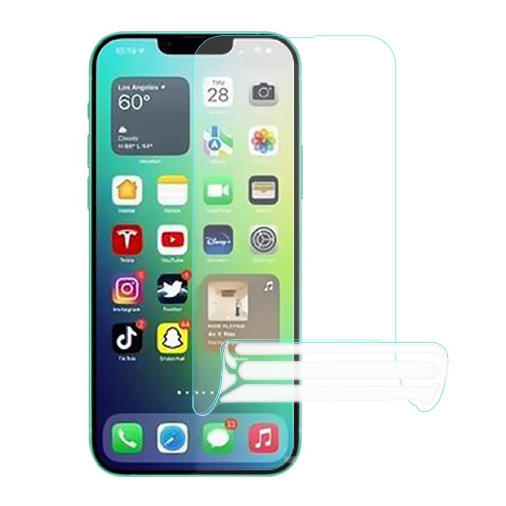 For iPhone 14 6.1 inch Ultra Clear Phone Screen Protector Anti-glare Scratch-proof Soft TPU Film-1