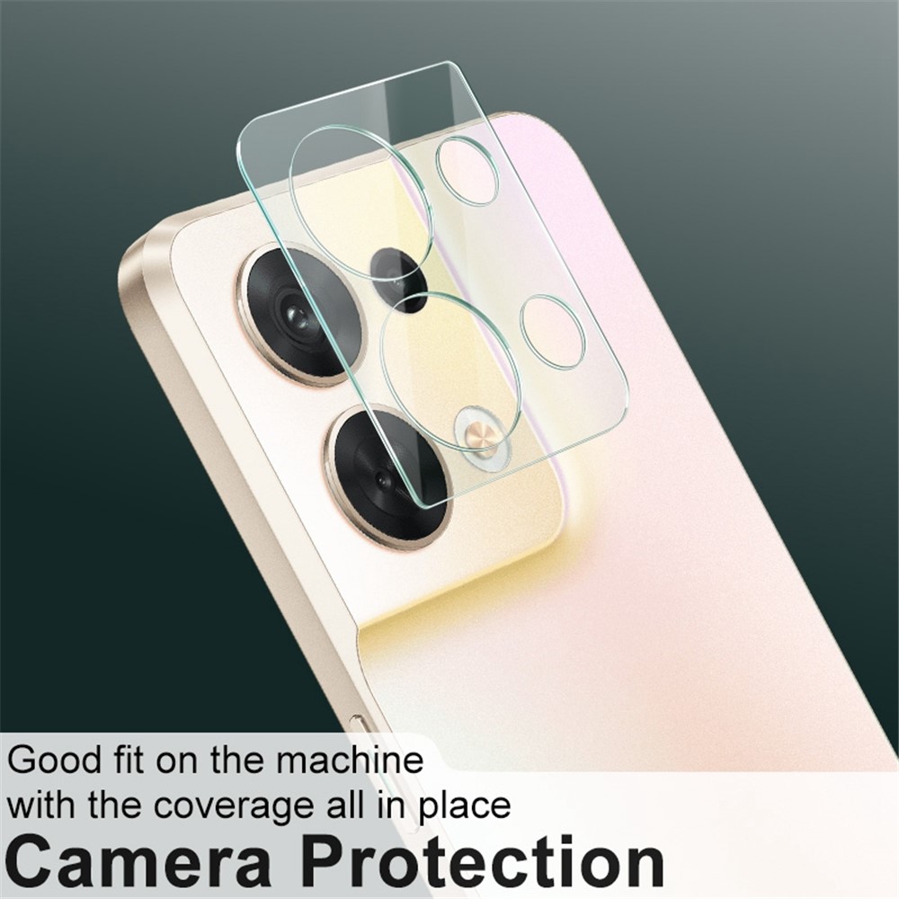 IMAK for Oppo Reno8 5G Integrated Camera Lens Protector Scratch-Resistant Tempered Glass Lens Film + Acrylic Lens Cap-6