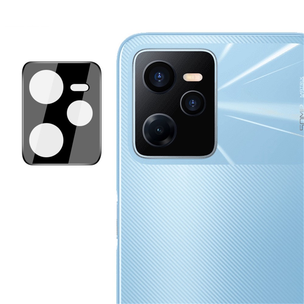 IMAK Für Realme Narzo 50A Prime Integrated Camera Objektiven Bildschirm Beschützer Mit Temperaturglas Objektiv Film + Acryl -Objektivkappe (schwarze Version)-2