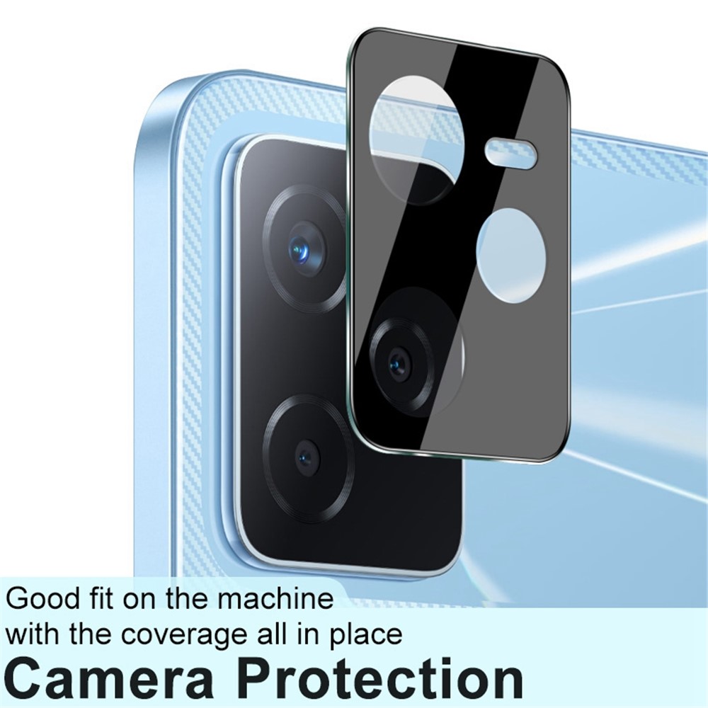 Imak Para Realme Narzo 50A Prime Integrated Camera Wanter Protector Protector De Lente De Vidrio Templado + Cape De Lente Acrílico (versión Negra)