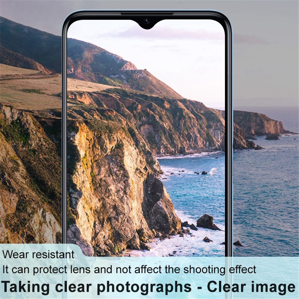 IMAK For Realme Narzo 50A Prime Integrated Camera Lens Screen Protector Tempered Glass Lens Film + Acrylic Lens Cap (Black Version)-8
