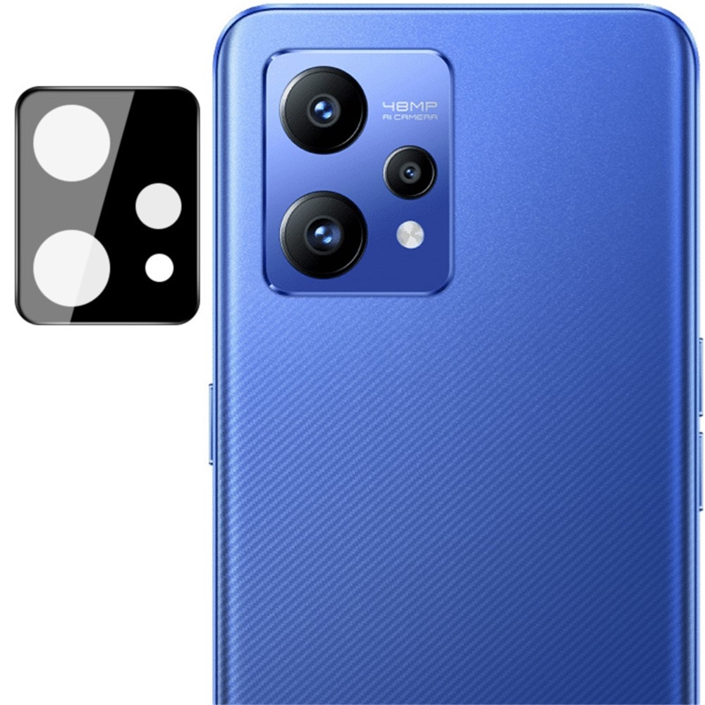IMAK For Realme Narzo 50 Pro 5G Camera Lens Screen Protector Integrated Tempered Glass Lens Film + Acrylic Lens Cap (Black Version)-2
