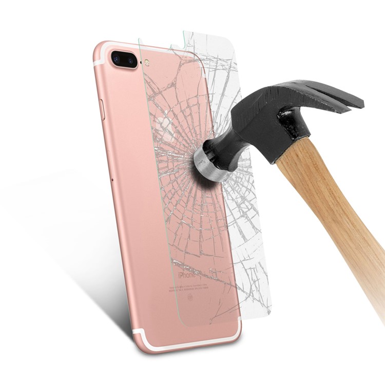 For Apple iPhone 7 Plus Tempered Glass Back Protector Film 0.3mm (Straight Edge)-6