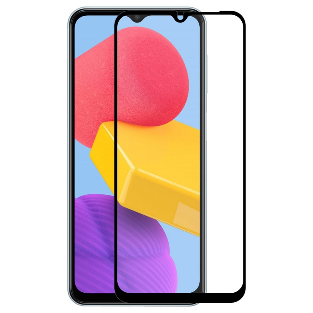 ENKAY HAT PRINCE For Samsung Galaxy M13 4G HD Full Glue 0.26mm 2.5D Arc Edge 9H High Aluminium-silicon Glass Film Full Screen Protector-1