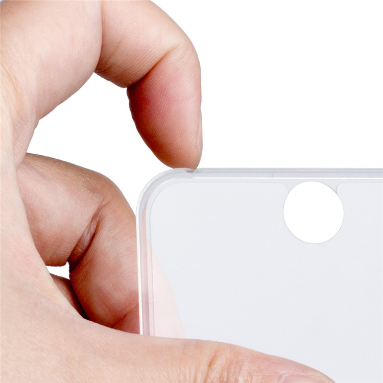 0.3mm Silicone Edges Full Size Mobile Tempered Glass Screen Guard Film for iPhone 7 - Transparent-9