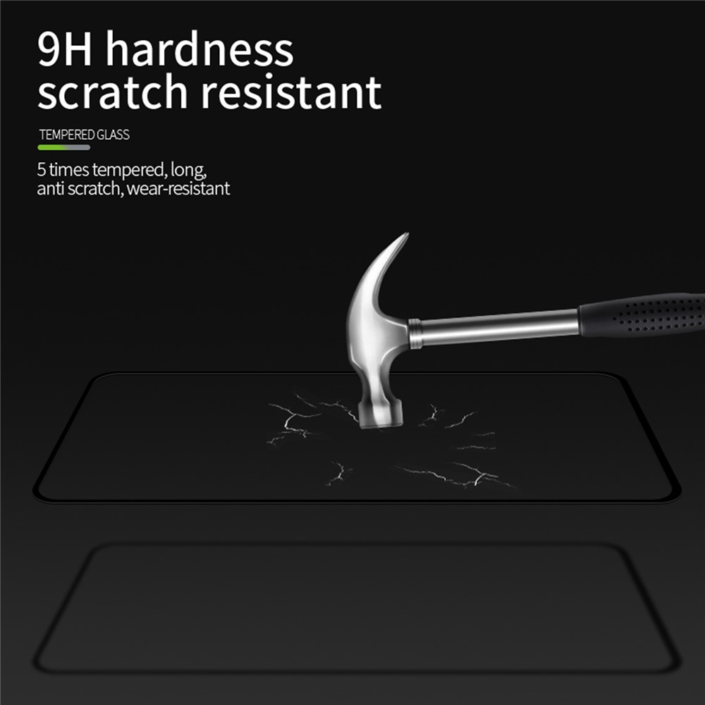 PINWUYO JK Tempered Glass Film Series-2 for Oppo Reno7 4G (Japan Version) Full Cover Full Glue Shatter-proof Screen Protector-7