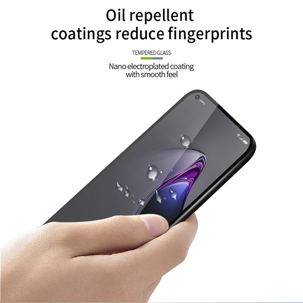 PINWUYO JK Tempered Glass Film Series-2 for Oppo Reno7 4G (Japan Version) Full Cover Full Glue Shatter-proof Screen Protector-9