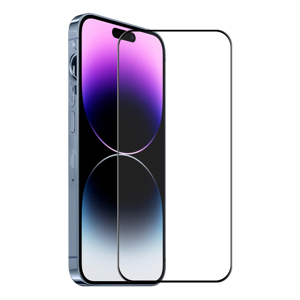 ENKAY HAT PRINCE For iPhone 14 Pro 6.1 inch Screen Protector 6D Silk Printing Full Glue Full Cover High Aluminium-silicon Glass Film-1