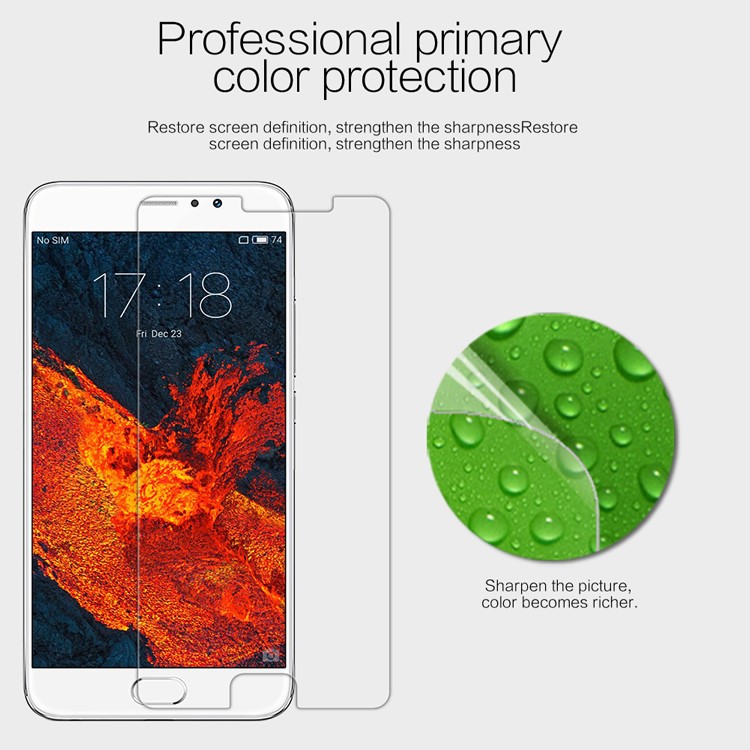 NILLKIN HD Clear Screen Protector Anti-fingerprint Guard Film for Meizu Pro 6 Plus-3