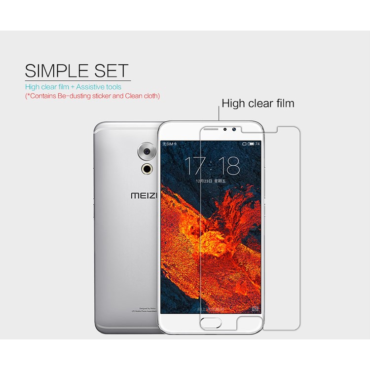 NILLKIN HD Clear Screen Protector Anti-fingerprint Guard Film for Meizu Pro 6 Plus-6