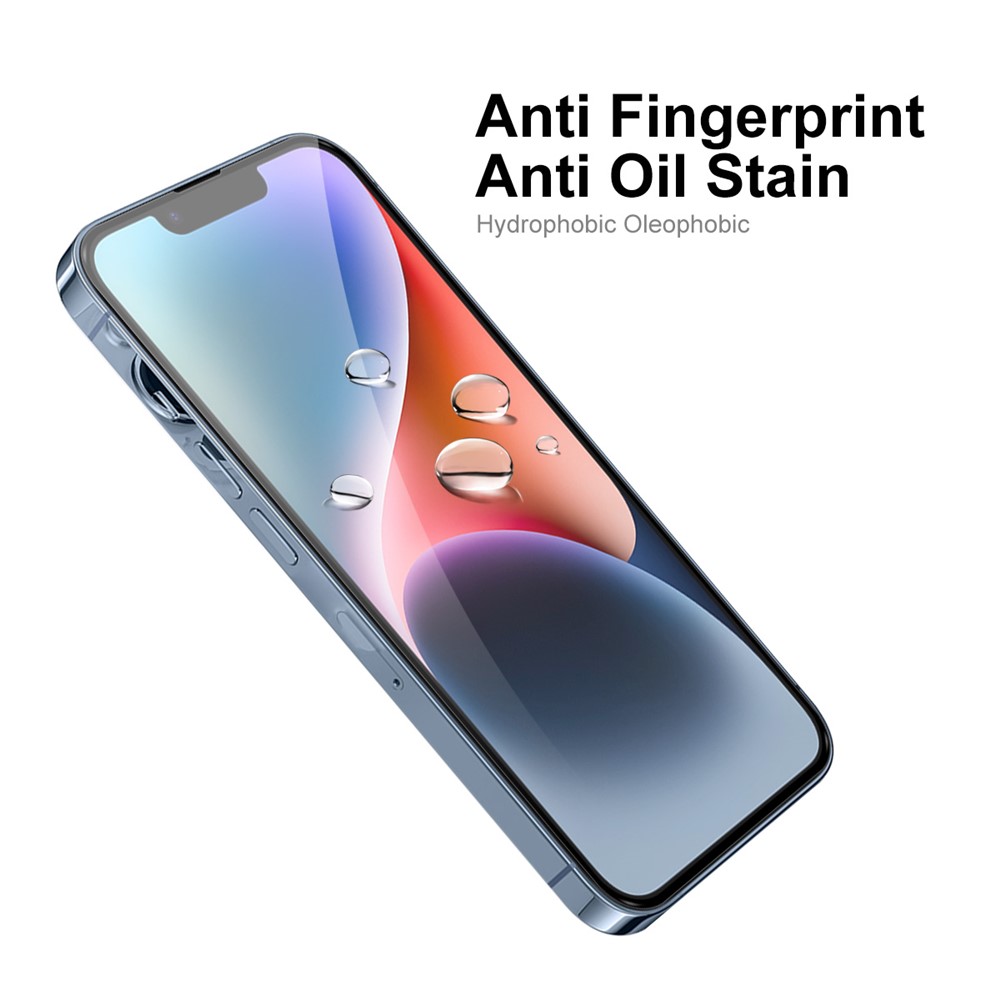 ENKAY HAT PRINCE For iPhone 14 6.1 inch HD Clear Full Screen Protector 6D Silk Printing Full Glue High Aluminium-silicon Glass Film-5