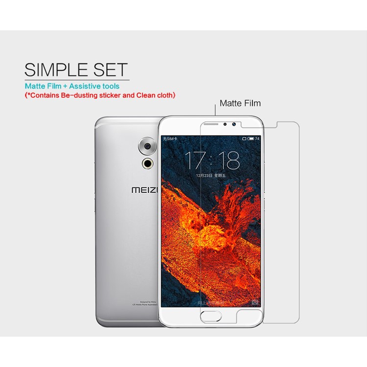 NILLKIN Matte Anti-scratch Protection Film Screen Cover for Meizu Pro 6 Plus-6
