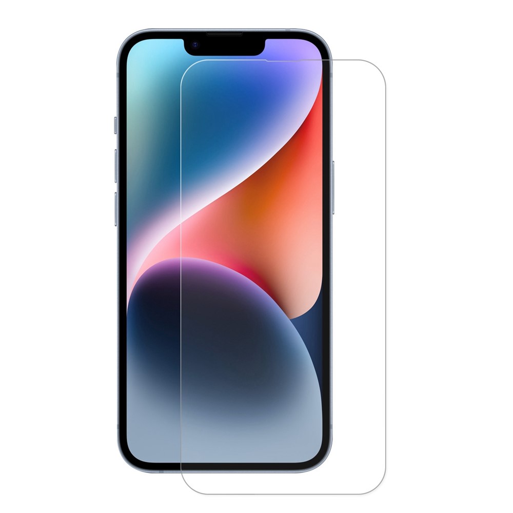 ENKAY HAT PRINCE For iPhone 14 Max 6.7 inch 2.5D Arc Edge 0.26mm Tempered Glass Film Full Glue Anti-shatter Ultra Clear 9H Screen Protector-1