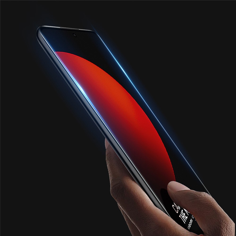 DUX DUCIS For Xiaomi 12S Ultra 5G 0.33mm Medium Alumina Tempered Glass Film Full Glue Hot Bending Anti-explosion Full Screen Protector-2