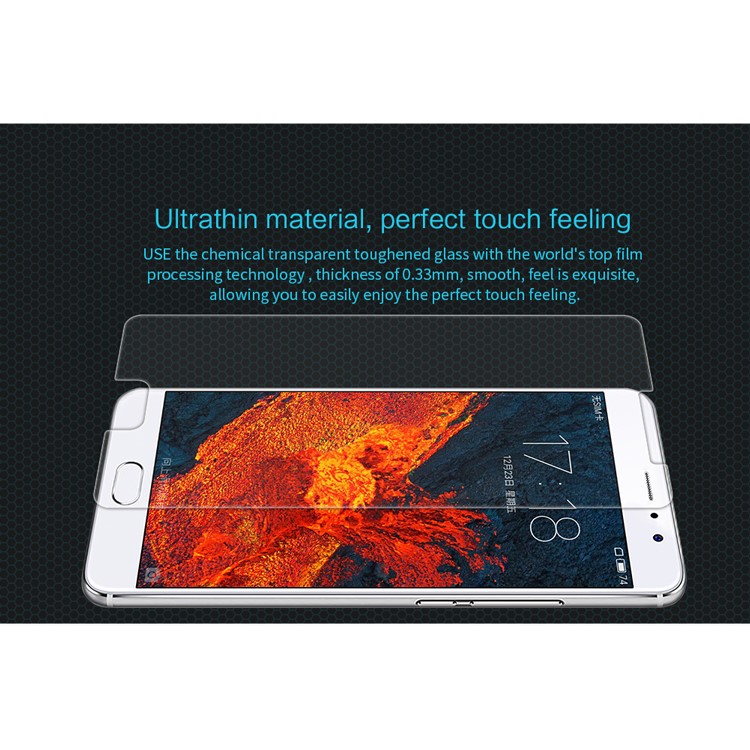NILLKIN Amazing H for Meizu Pro 6 Plus Tempered Glass Screen Protector 9H Anti-explosion-4