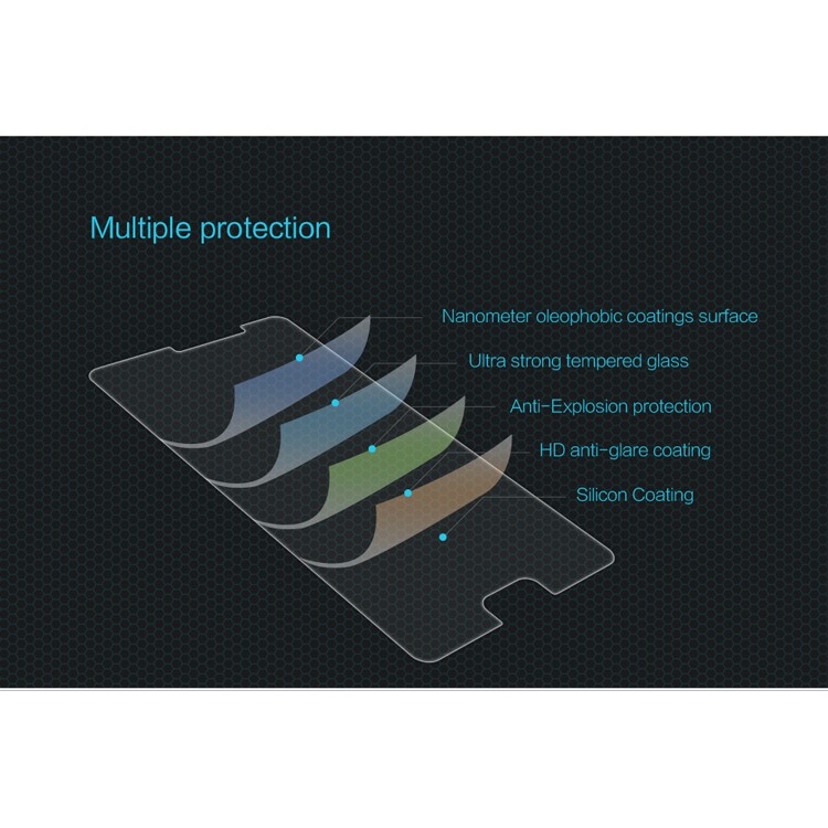 NILLKIN Amazing H for Meizu Pro 6 Plus Tempered Glass Screen Protector 9H Anti-explosion-9
