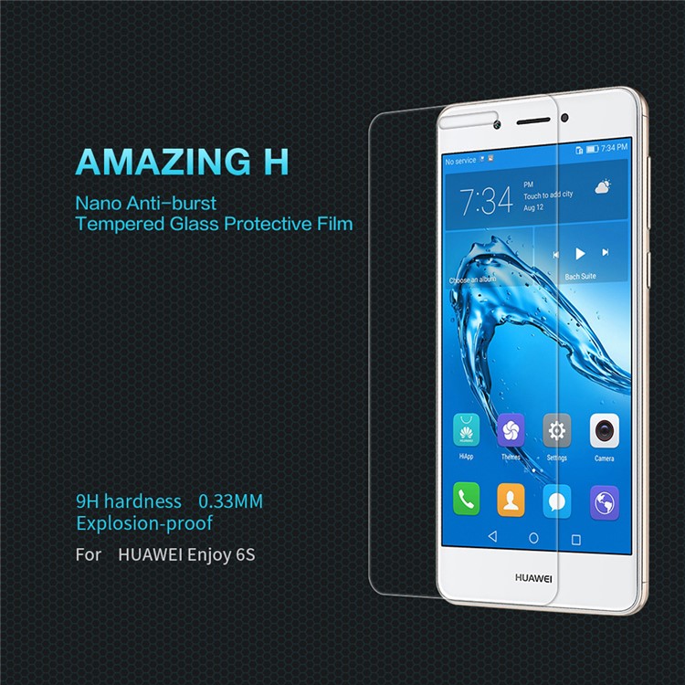 NILLKIN Amazing H for Huawei Enjoy 6s Tempered Glass Screen Protector 9H Anti-explosion - Transparent-1
