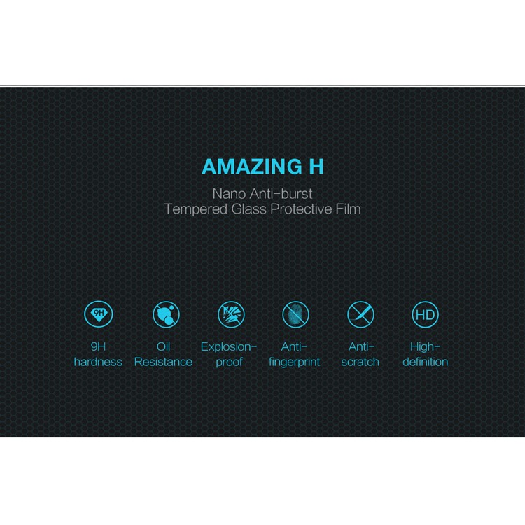 NILLKIN Amazing H for Huawei Enjoy 6s Tempered Glass Screen Protector 9H Anti-explosion - Transparent-2