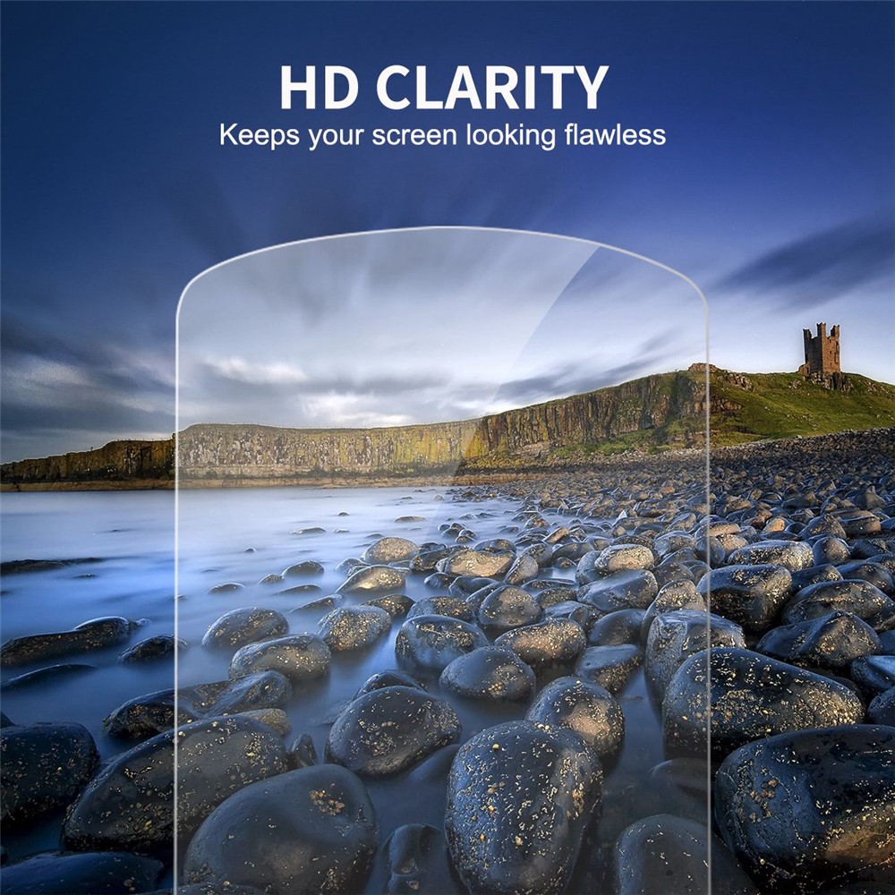 ENKAY HAT PRINCE Screen Protector for Garmin Edge Explore 2 Cycle Computer, 0.26mm 9H 2.5D Arc Edge Tempered Glass Full Glue Anti-explosion Film-2