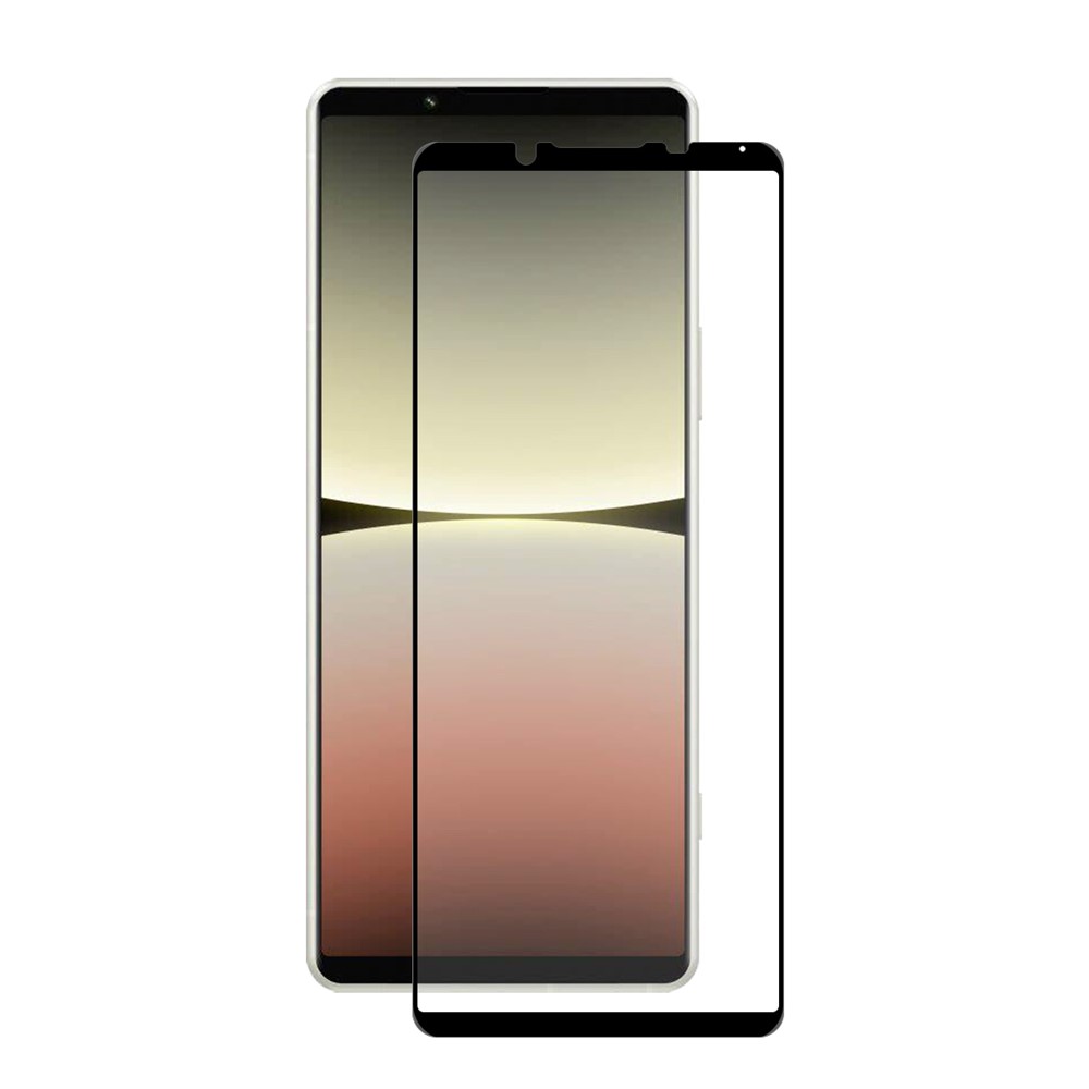 ENKAY HAT PRINCE For Sony Xperia 5 IV 5G Full Glue Full Screen Protector Anti-explosion 2.5D Arc Edge 9H High Aluminium-silicon Glass Film-1