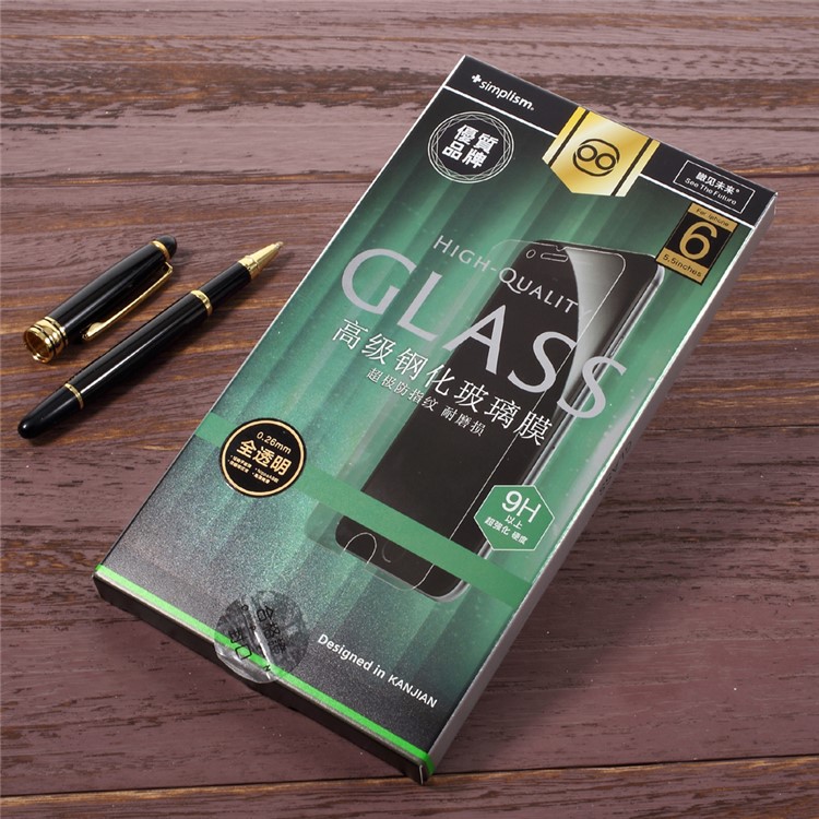 KANJIAN 0.26mm Asahi Glass Anti-fingerprint Tempered Glass Screen Protector for iPhone 6s Plus / 6 Plus-7