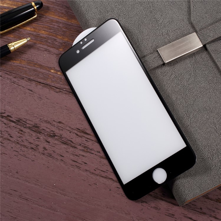KANJIAN 0.26mm 3D Curved Full Cover Tempered Glass Screen Protector for iPhone 6s 6 - Black-2