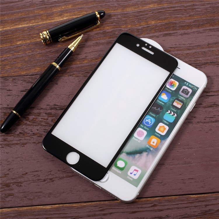 KANJIAN 0.26mm 3D Curved Full Cover Tempered Glass Screen Protector for iPhone 6s 6 - Black-3