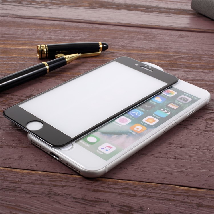 KANJIAN 0.26mm 3D Curved Full Cover Tempered Glass Screen Protector for iPhone 6s 6 - Black-4
